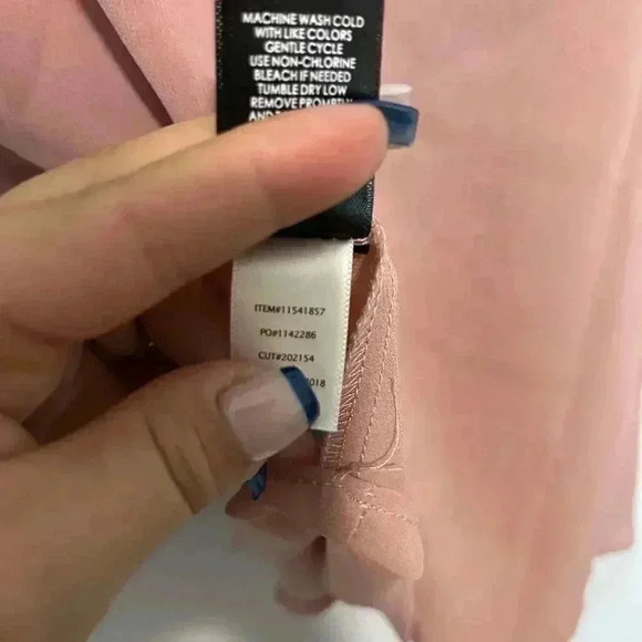 TORRID  Sophie Light Pink Chiffon  Double Layer Swing Cami Top  Plus Size 0 - Picture 5 of 6